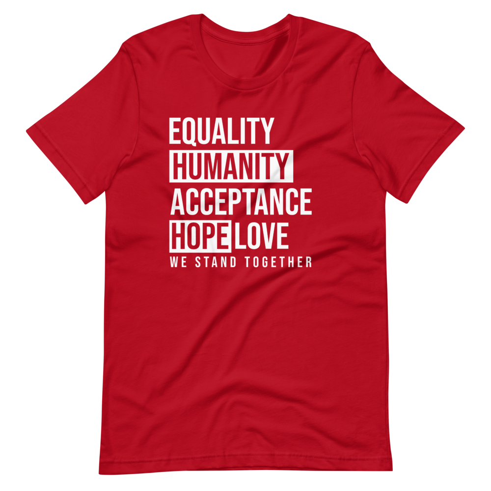 Unisex Equality We Stand Together Short-Sleeve T-Shirt