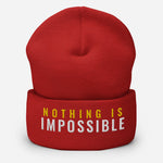 Nothing Is Impossible Cuffed Beanie