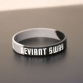 Empower Motivate Conquer Adult Grey and Black Wristband