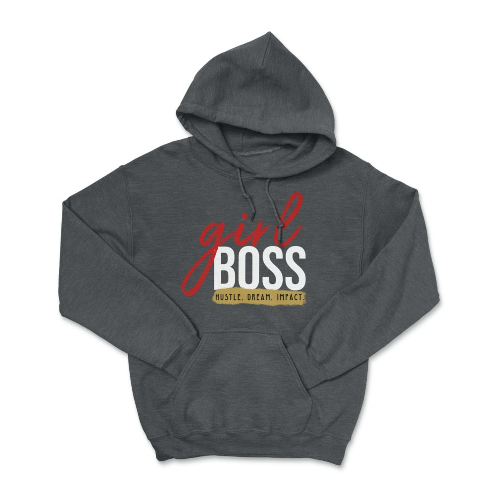Girl Boss Hustle Dream Impact Pullover Hoodie