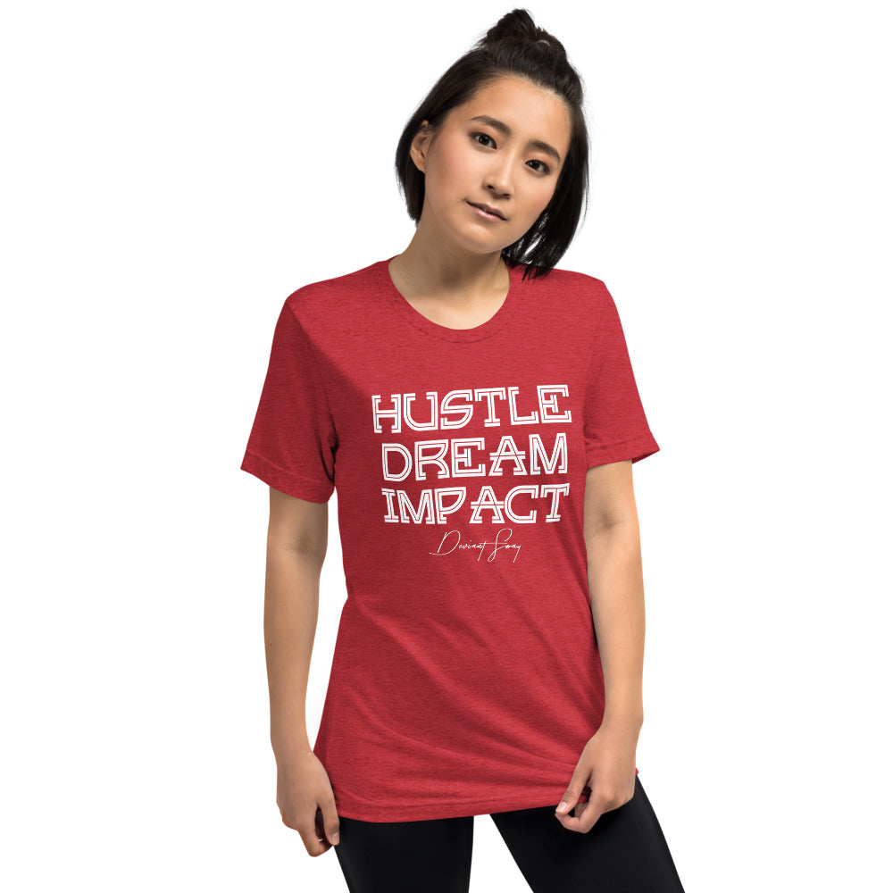 Unisex Hustle Dream Impact Short Sleeve T-shirt - Deviant Sway