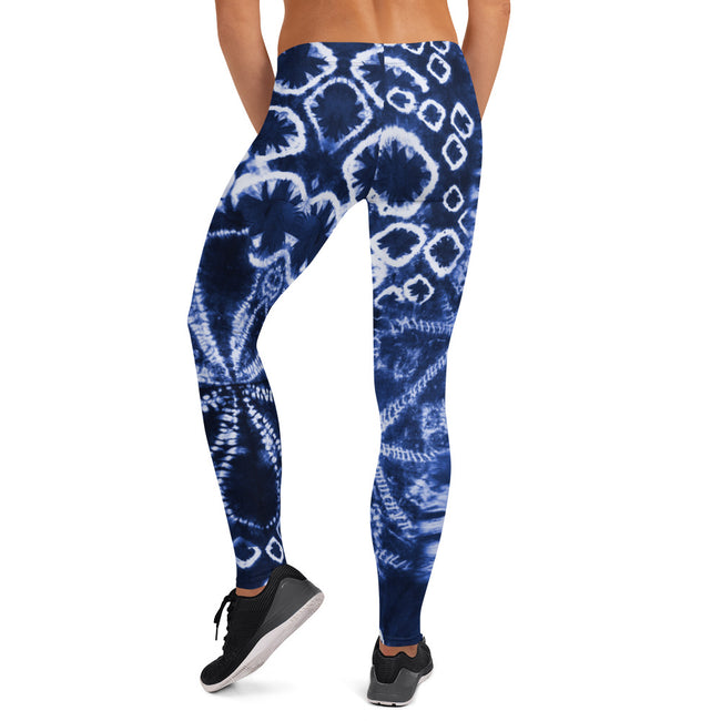 Women's Blue Escape Leggings - Deviant Sway