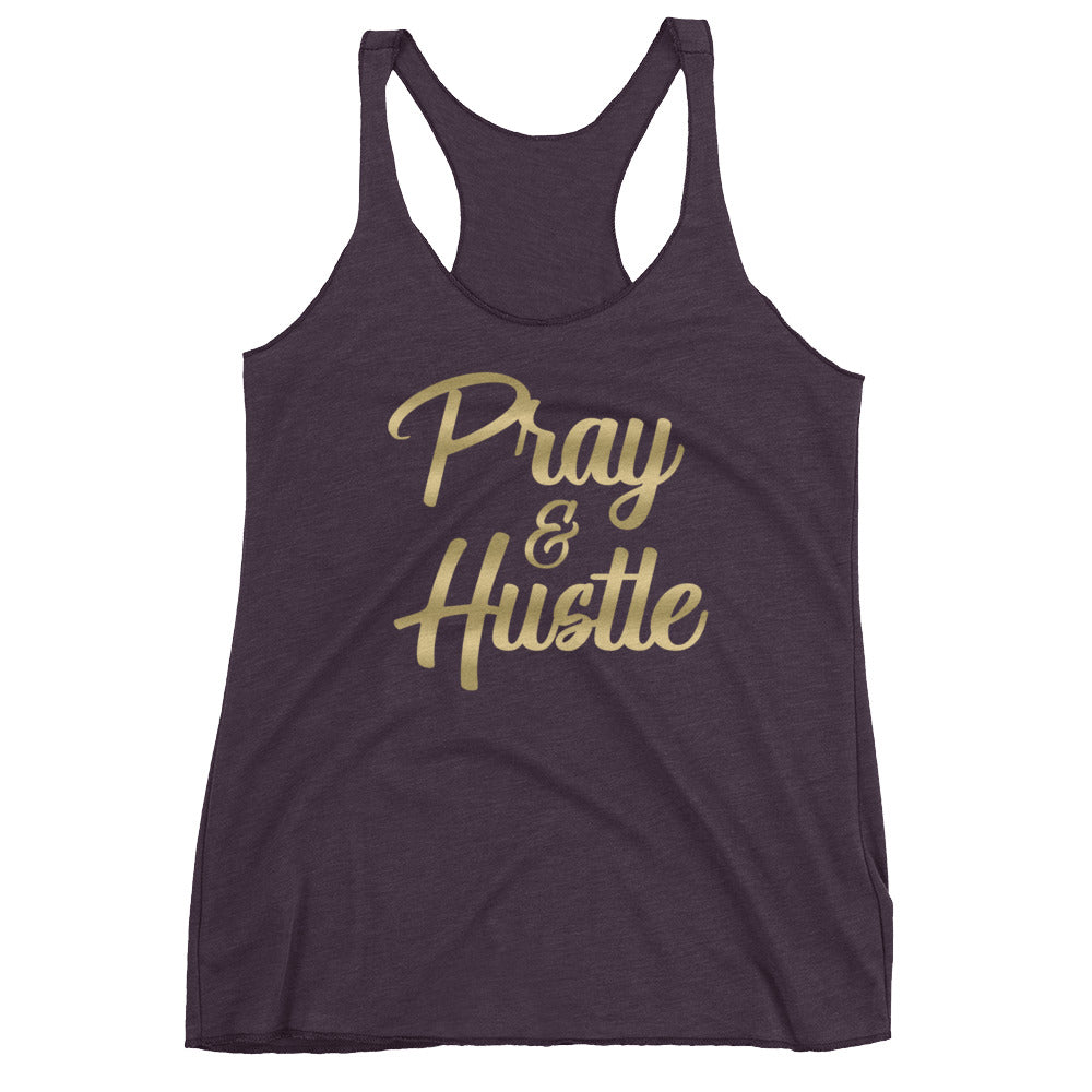 Women's Pray & Hustle racerback tank - Deviant Sway