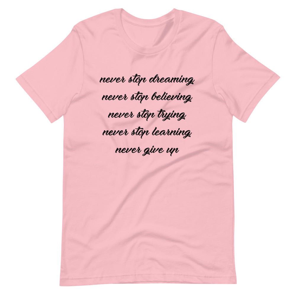 Women's Never Stop short sleeve T-Shirt