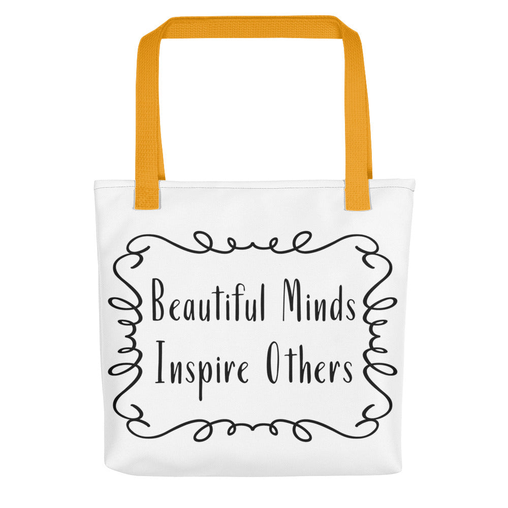 Deviant Sway Beautiful Minds Inspire Others Tote bag - Deviant Sway