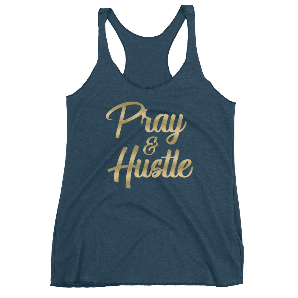Women's Pray & Hustle racerback tank - Deviant Sway