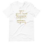 Women's Just a Girl Boss Building An Empire short sleeve T-shirt