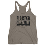 Women's Fighter Mentality racerback tank - Deviant Sway