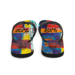 Never Give Up Never Give In Flip-Flops - Deviant Sway