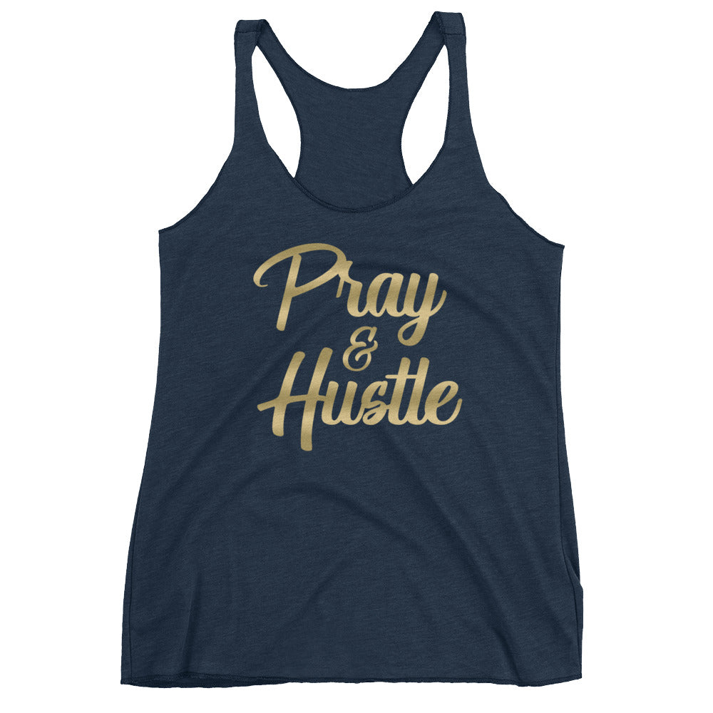 Women's Pray & Hustle racerback tank - Deviant Sway