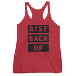 Women's Rise Back Up racerback tank - Deviant Sway