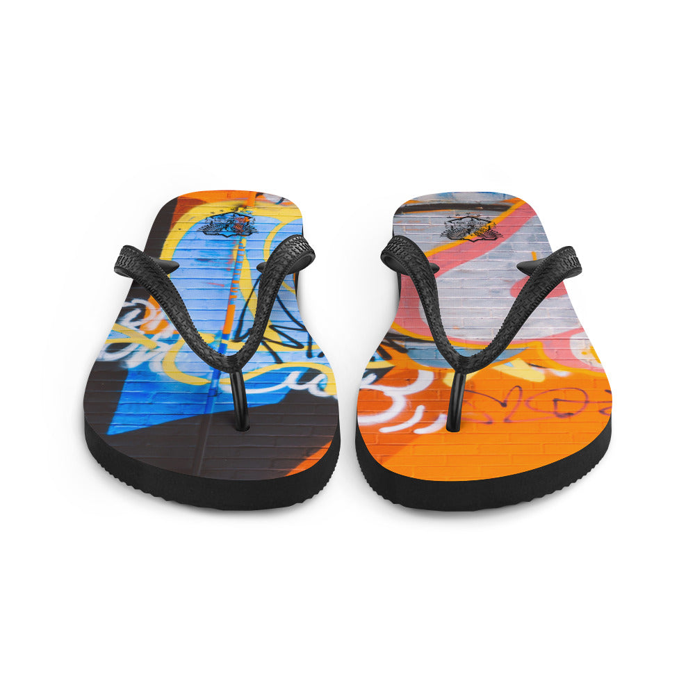 Graffiti Hope Flip-Flops - Deviant Sway