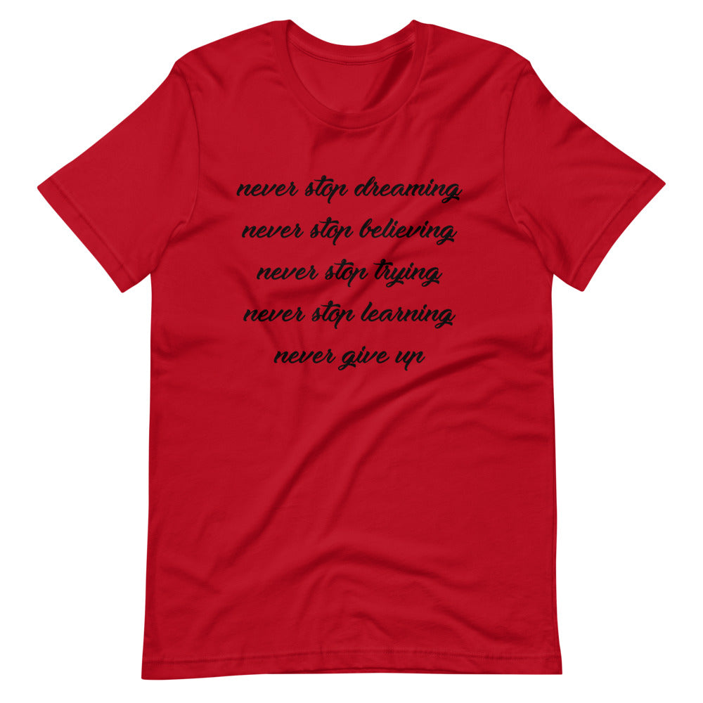 Women's Never Stop short sleeve T-Shirt