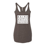Women's Grind Hustle Succeed racerback tank - Deviant Sway