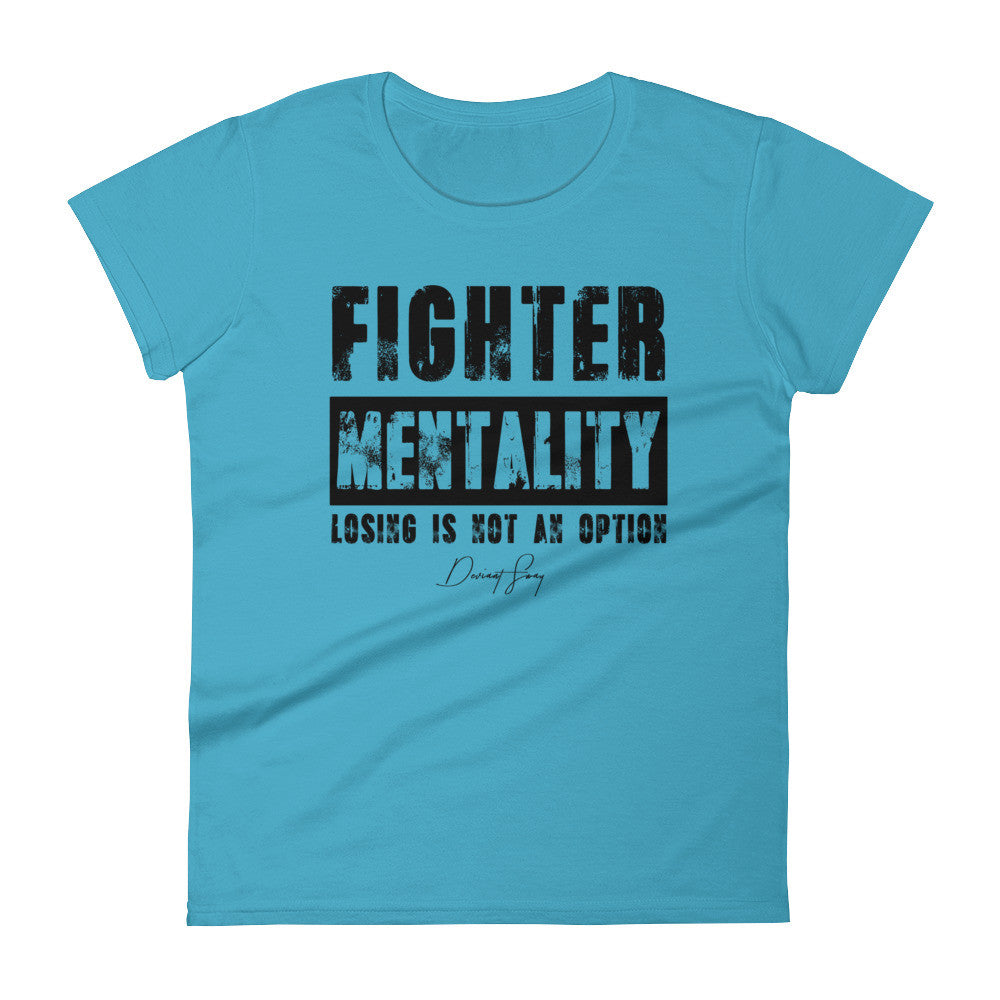 Women's Fighter Mentality short sleeve t-shirt - Deviant Sway
