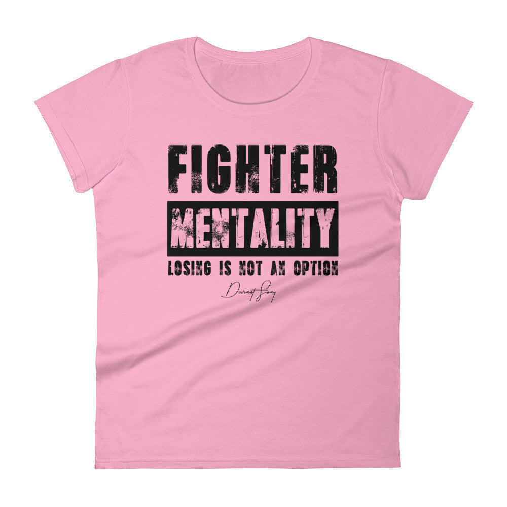 Women's Fighter Mentality short sleeve t-shirt - Deviant Sway