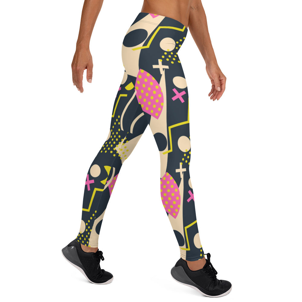 Women's Retro 80s Leggings - Deviant Sway