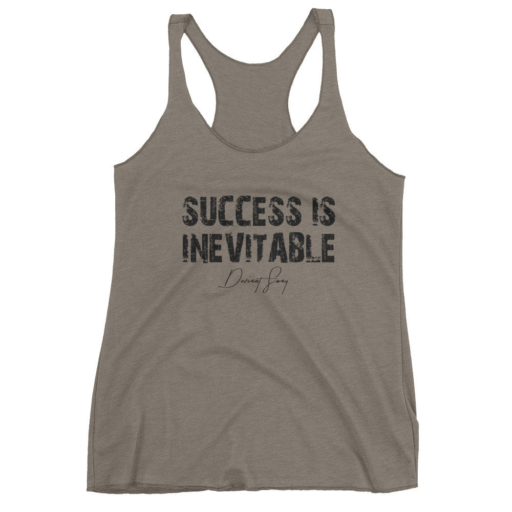 Women's Success is Inevitable racerback tank - Deviant Sway