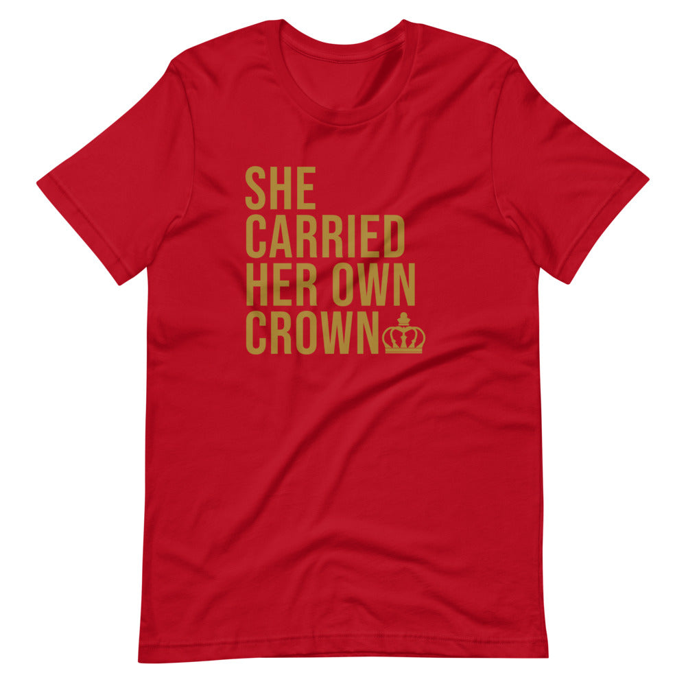 Women's She Carried Her Own Crown short sleeve T-Shirt