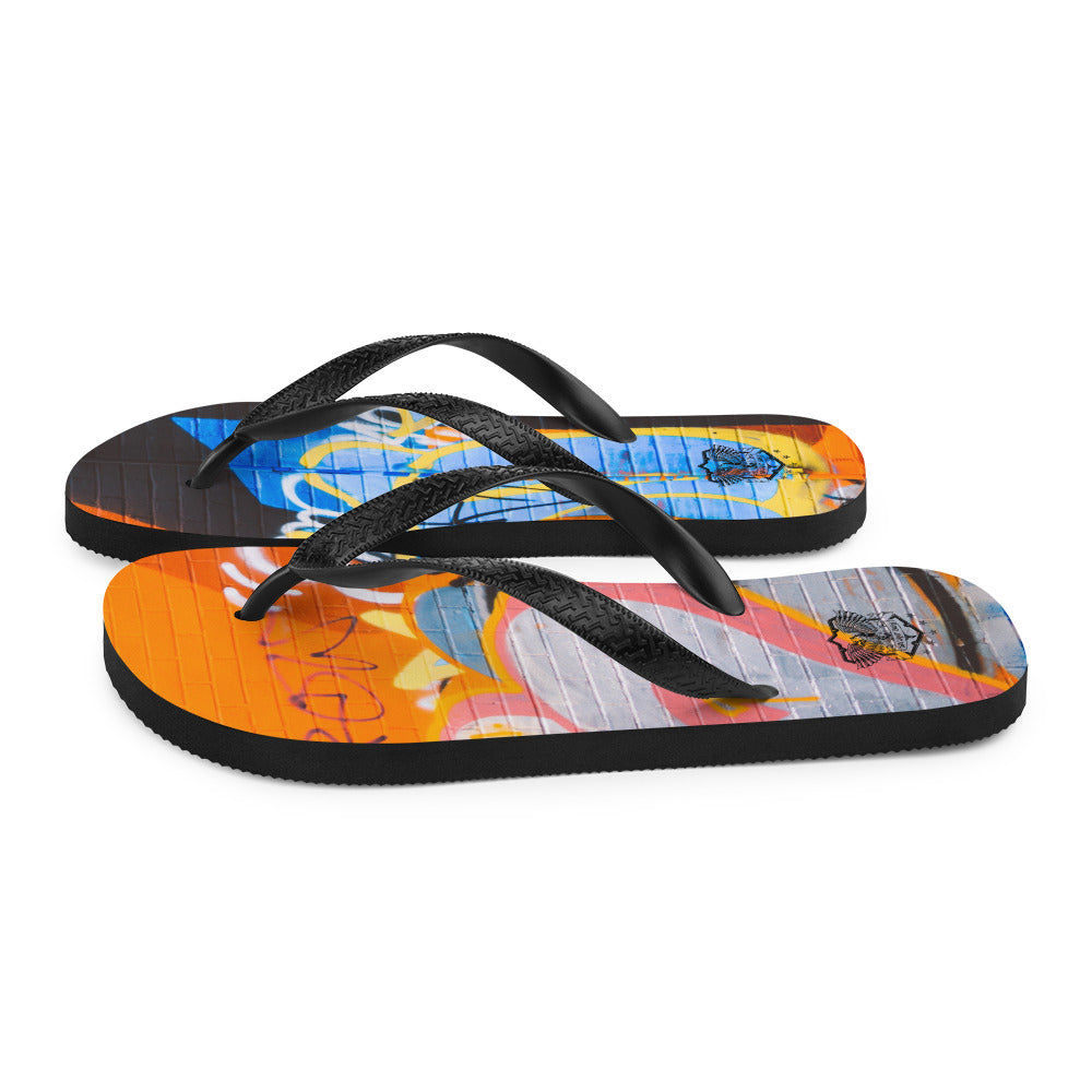 Graffiti Hope Flip-Flops - Deviant Sway