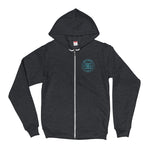 Deviant Sway Classic Vintage Blue Signature Full-zip Hoodie