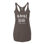 Women's Ignore the Distractions Feed Your Focus racerback tank - Deviant Sway
