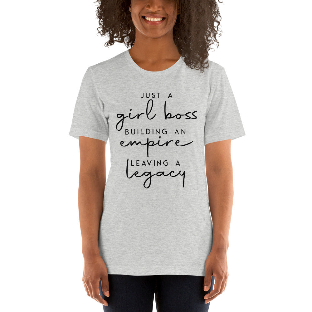 Women's Just a Girl Boss short sleeve t-shirt