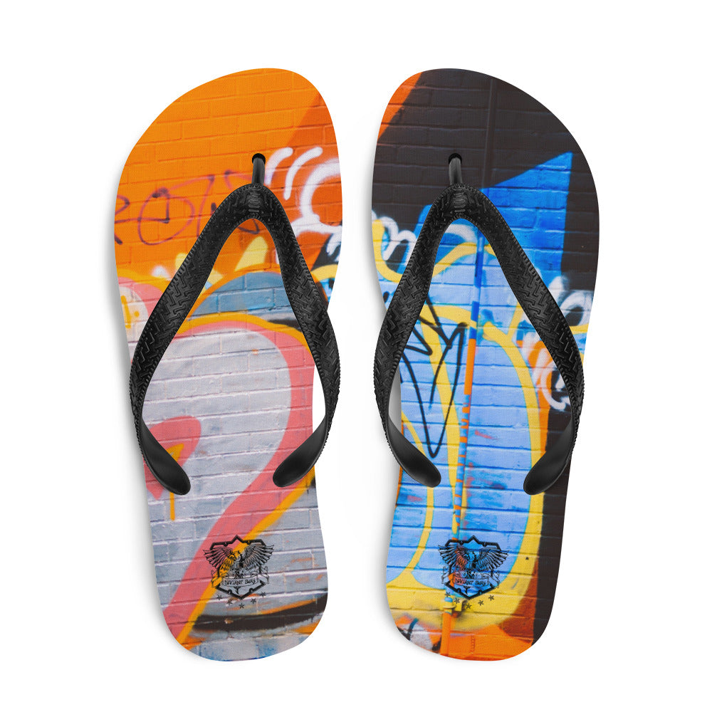 Graffiti Hope Flip-Flops - Deviant Sway