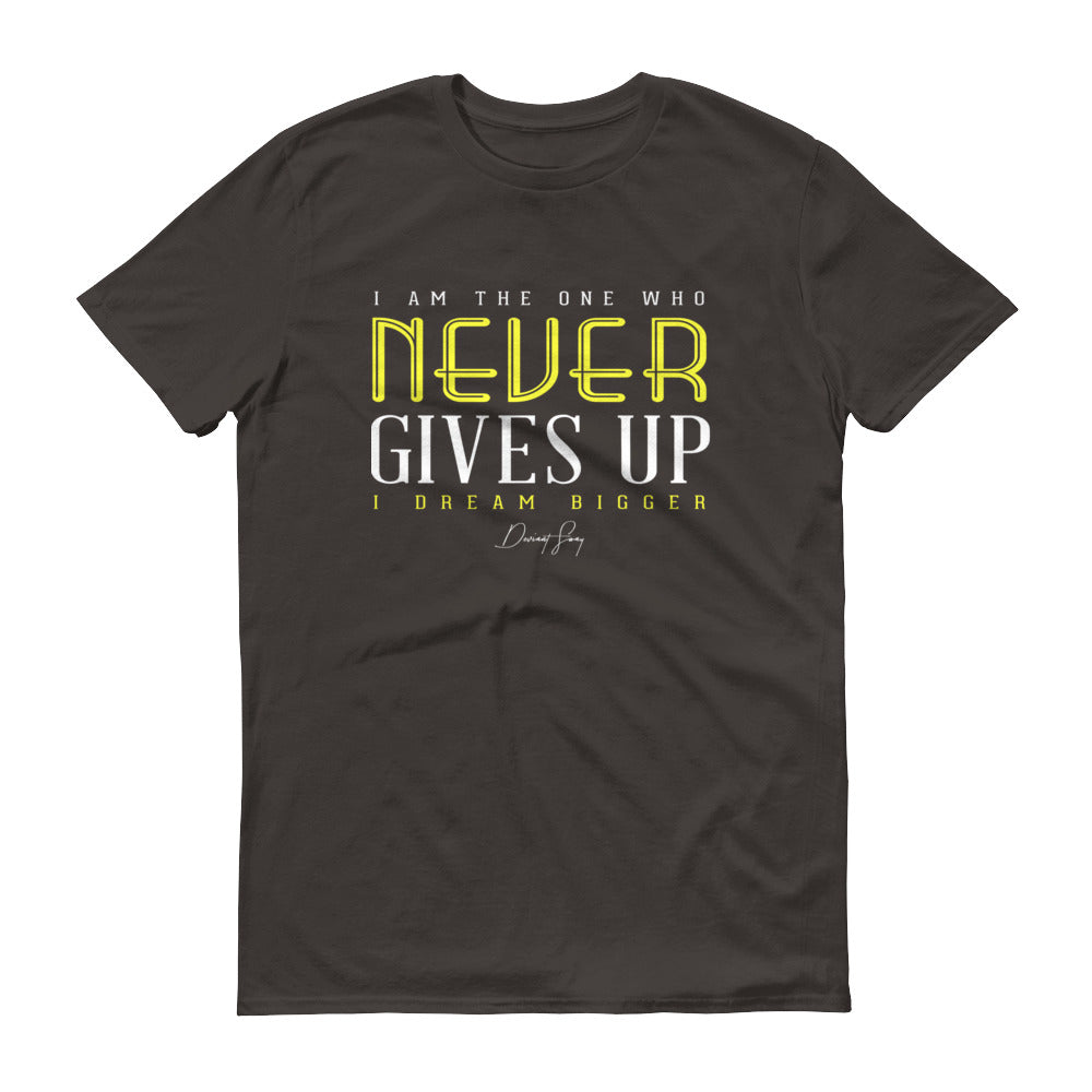 Men's I Am the One That Never Gives Up short sleeve t-shirt - Deviant Sway