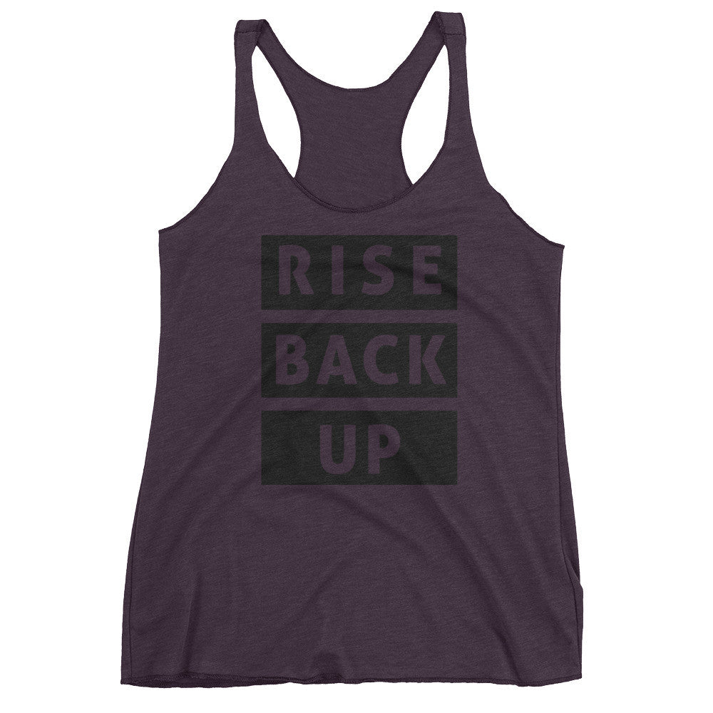 Women's Rise Back Up racerback tank - Deviant Sway