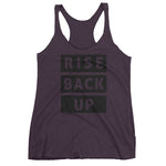 Women's Rise Back Up racerback tank - Deviant Sway