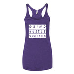 Women's Grind Hustle Succeed racerback tank - Deviant Sway