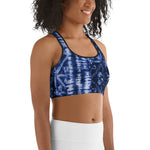 Women's Blue Escape Sports bra - Deviant Sway