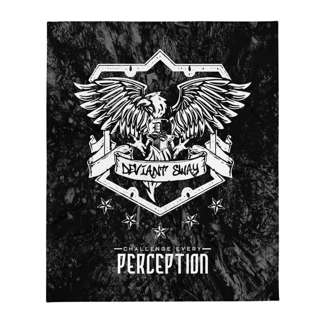 Deviant Sway Distressed Signature Throw Blanket - Deviant Sway