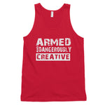 Men's Armed and Dangerously Creative Classic tank top - Deviant Sway