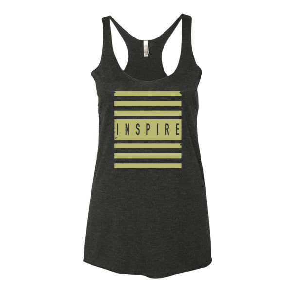 Women's INSPIRE stripes racerback tank - Deviant Sway