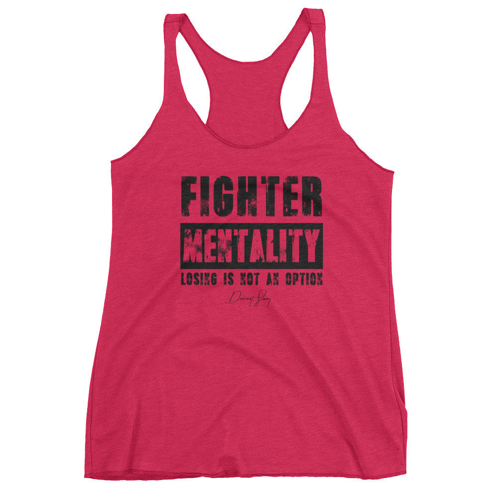 Women's Fighter Mentality racerback tank - Deviant Sway