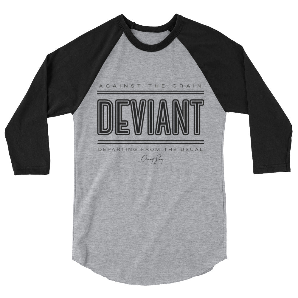 Deviant Defined Signature 3/4 sleeve raglan shirt - Deviant Sway