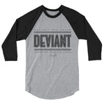Deviant Defined Signature 3/4 sleeve raglan shirt - Deviant Sway