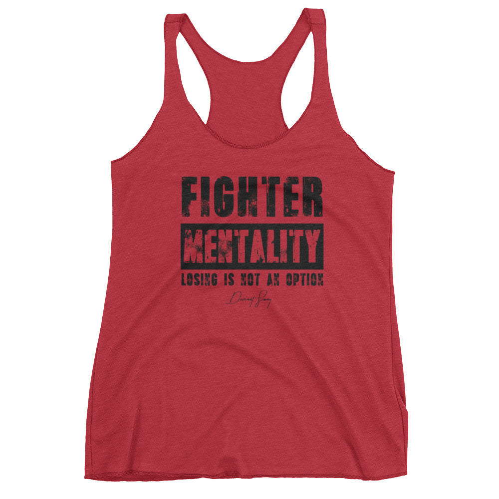 Women's Fighter Mentality racerback tank - Deviant Sway