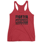 Women's Fighter Mentality racerback tank - Deviant Sway