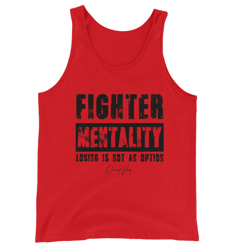 Men's Fighter Mentality tank top - Deviant Sway