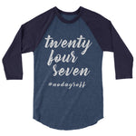 Twenty-Four Seven 3/4 sleeve raglan shirt - Deviant Sway