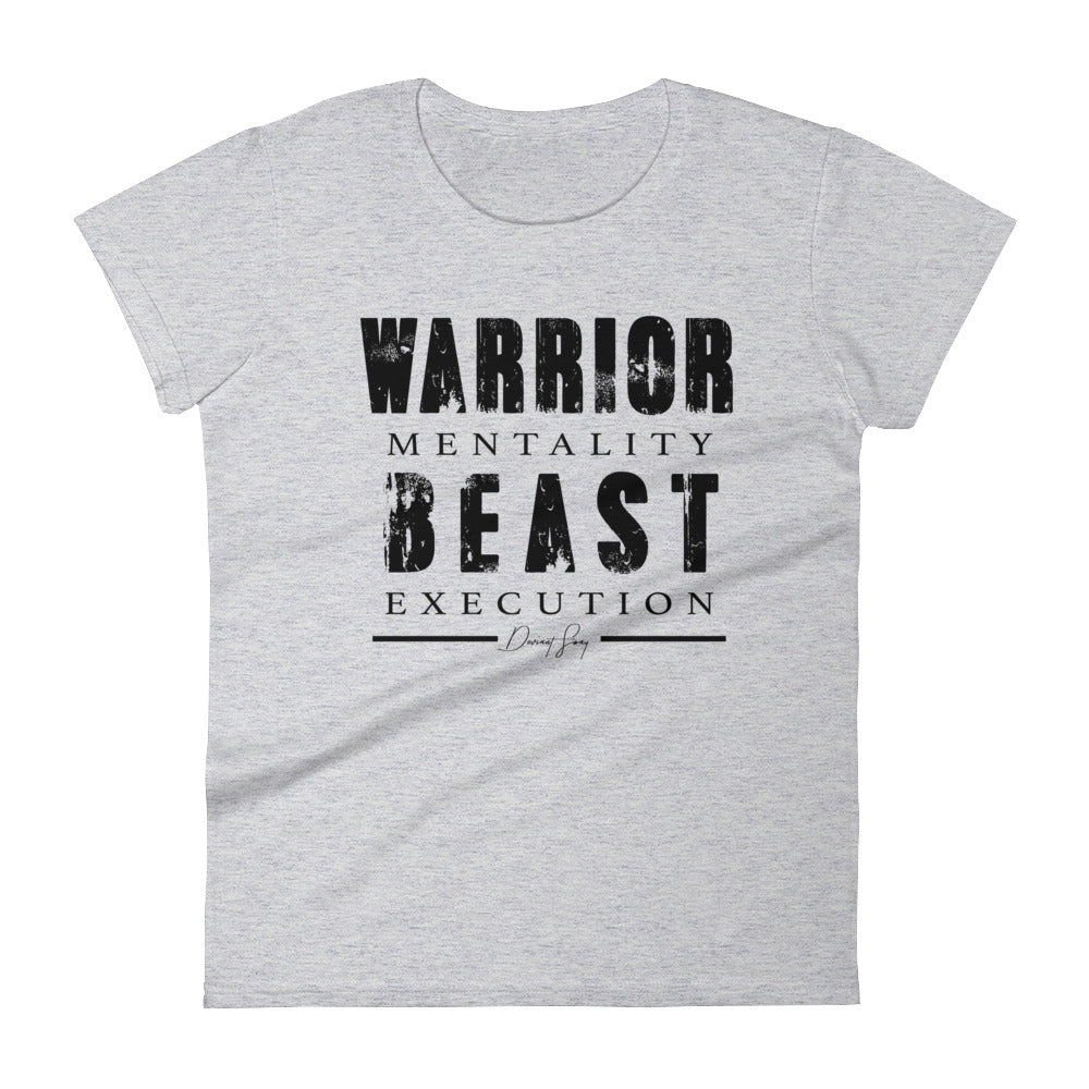 Women's Warrior Mentality Beast Execution short sleeve t-shirt - Deviant Sway