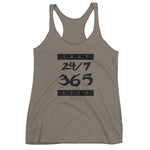 Women's That 24-7 365 Life racerback tank - Deviant Sway
