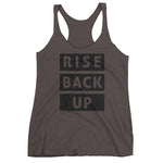 Women's Rise Back Up racerback tank - Deviant Sway