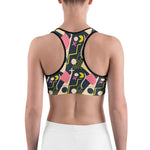 Women's Retro 80s Sports bra - Deviant Sway