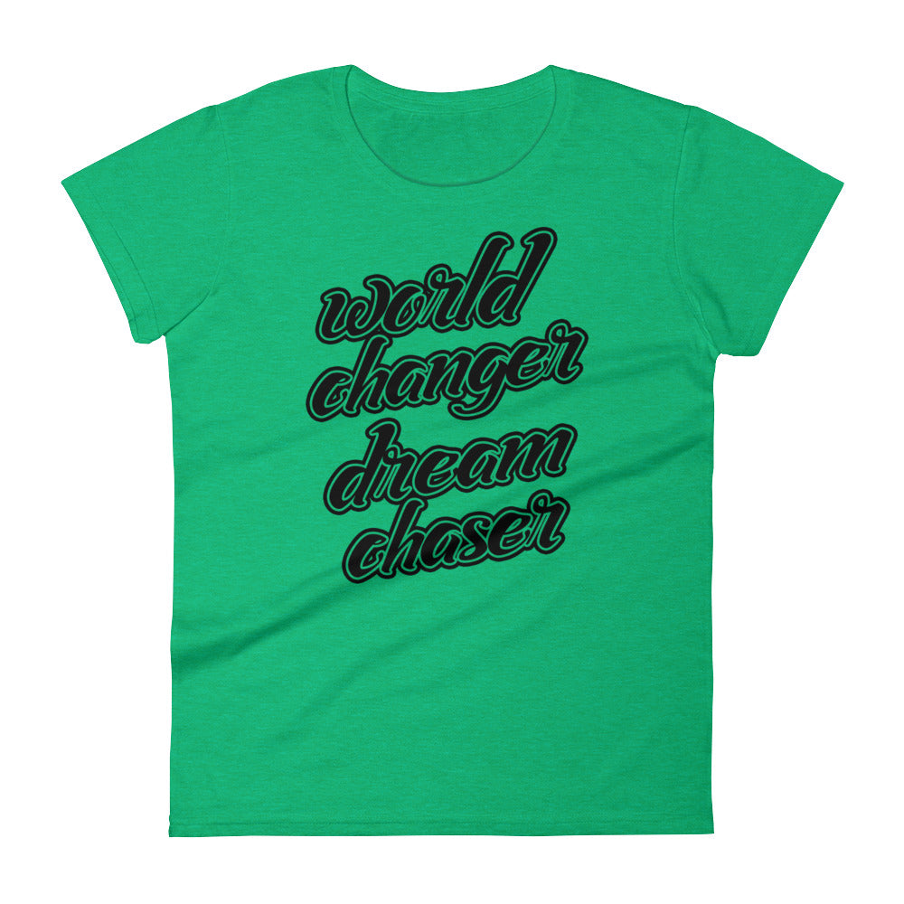 Women's World Changer Dream Chaser short sleeve t-shirt - Deviant Sway