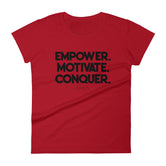 Women's Deviant Sway Empower Motivate Conquer Signature short sleeve t-shirt