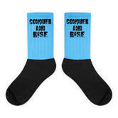 Conquer and Rise Athletic socks